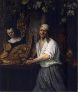 Jan Steen The Leiden Baker Arent Oostwaard and his wife Catharina Keizerswaard oil painting reproduction